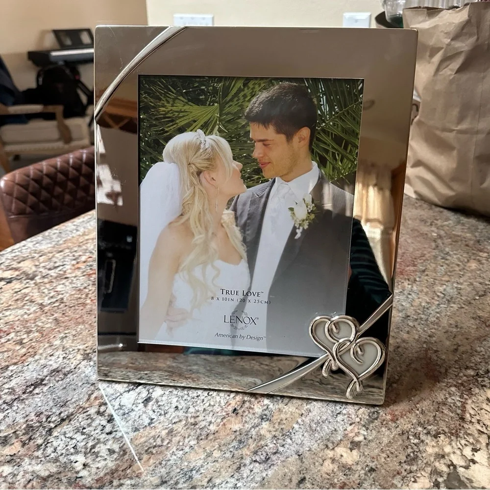 Lenox True Love Frame Silverplated READ